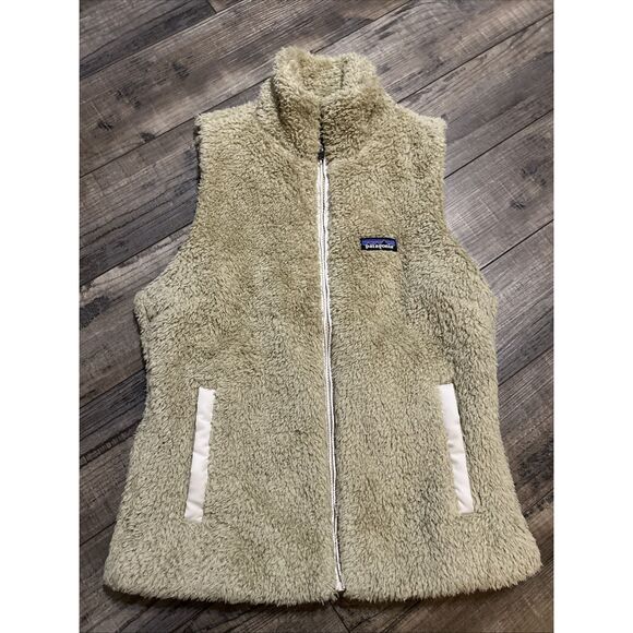 Patagonia Jackets & Blazers - Patagonia Los Gatos Fleece Vest Womens Size Medium brown Tan Full Zip